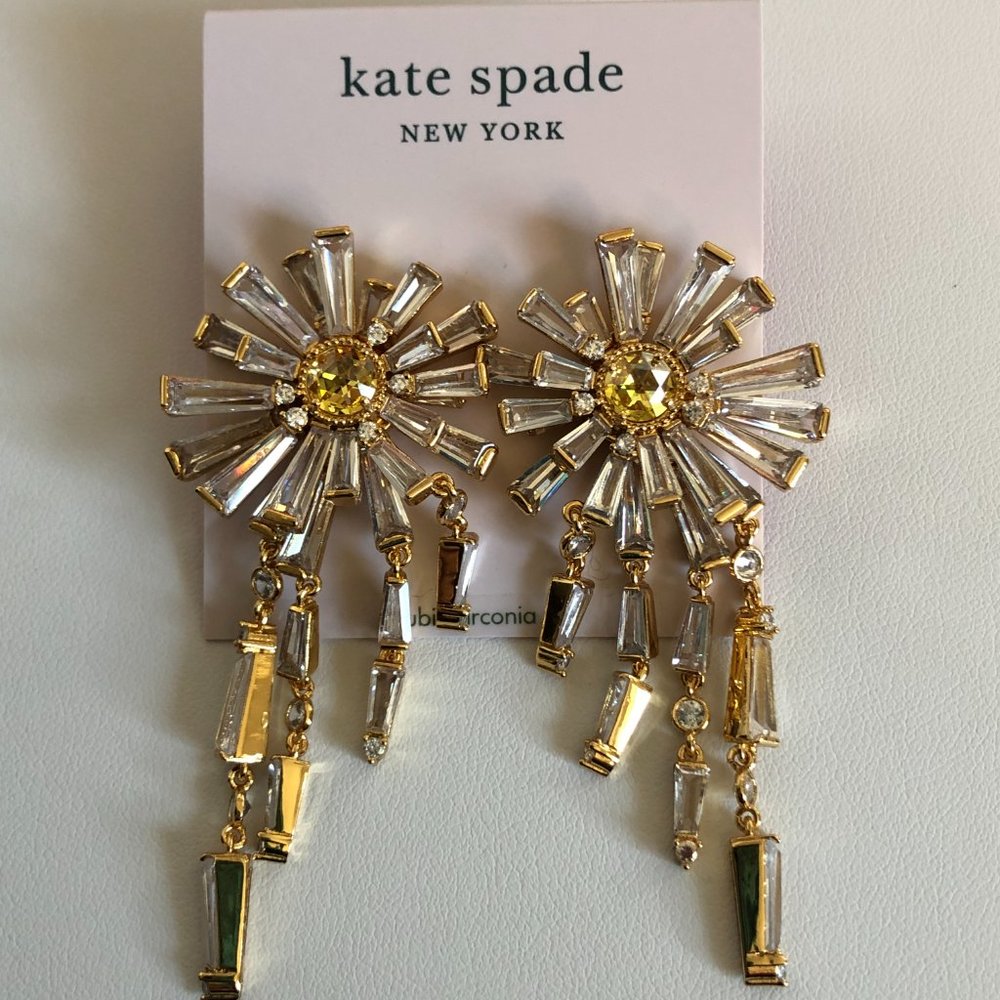 KATE SPADE Sunny Fringe Earrings – Yellow Multi